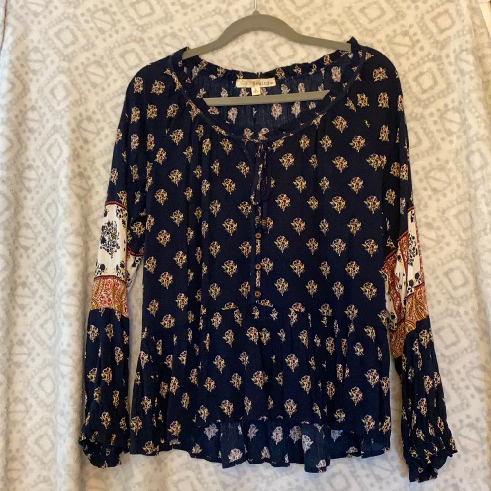 Boho-style Shirt. Rewind SZ L.